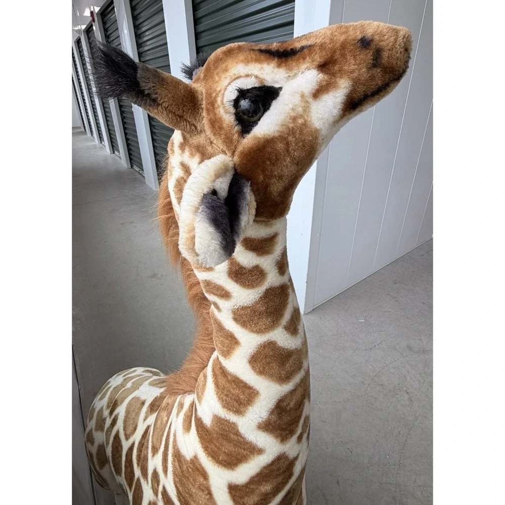Melissa & Doug Giant Giraffe - Lifelike Plush Stuffed Animal (over 4 feet tall)